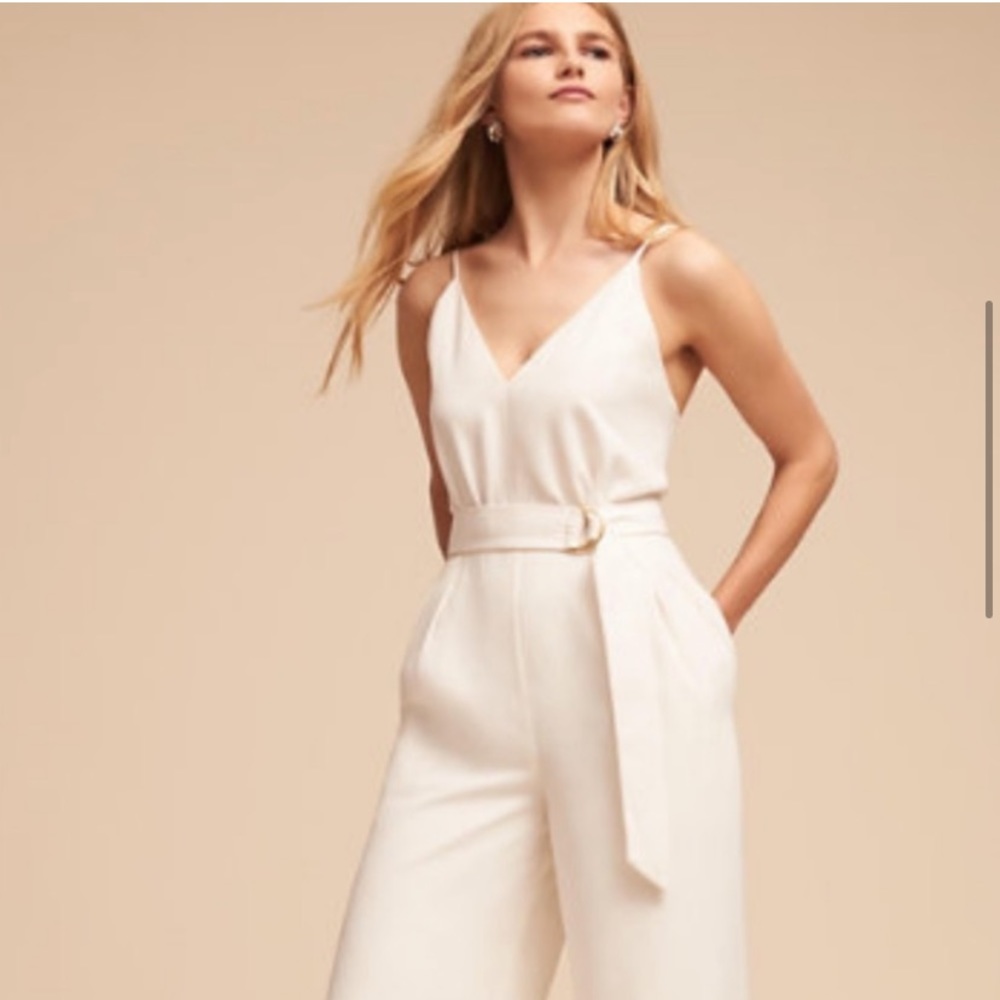 Anthropologie BHLDN Jill Stuart Isla Jumpsuit, Size 0 EUC